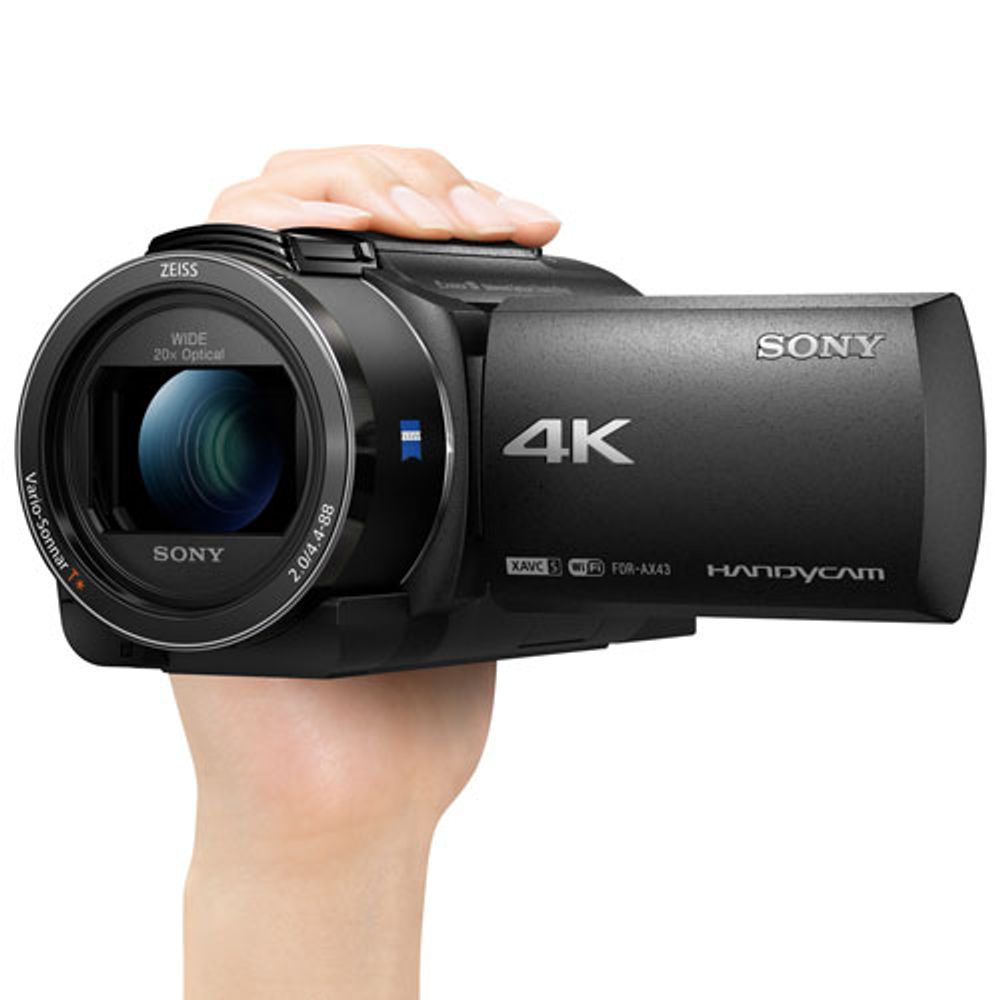 Sony FDR-AX43A 4K Handycam Content Creator Flash Memory Camcorder