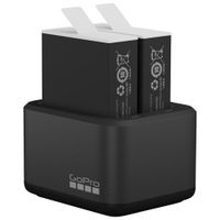 GoPro HERO12/11/10/9 Black Dual Battery Charger with 2 Enduro Rechargeable Batteries