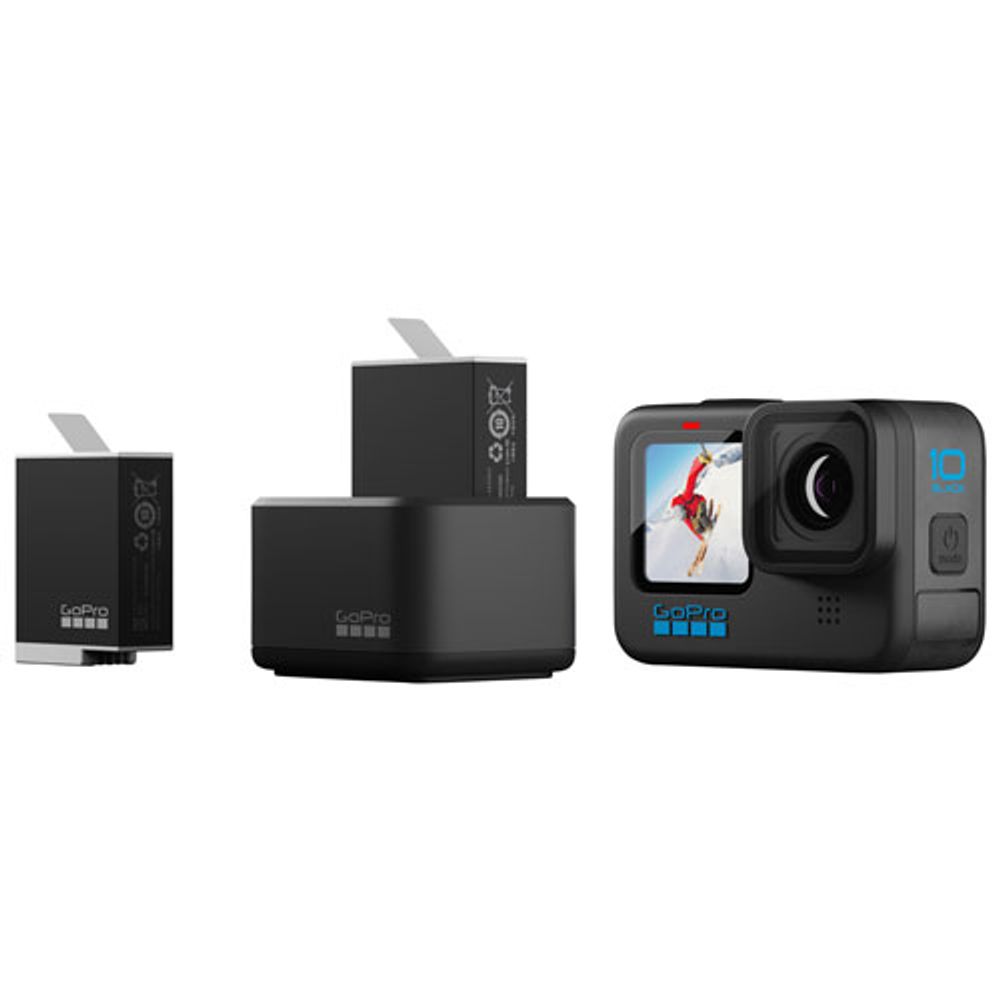GoPro HERO12/11/10/9 Black Dual Battery Charger with 2 Enduro Rechargeable Batteries