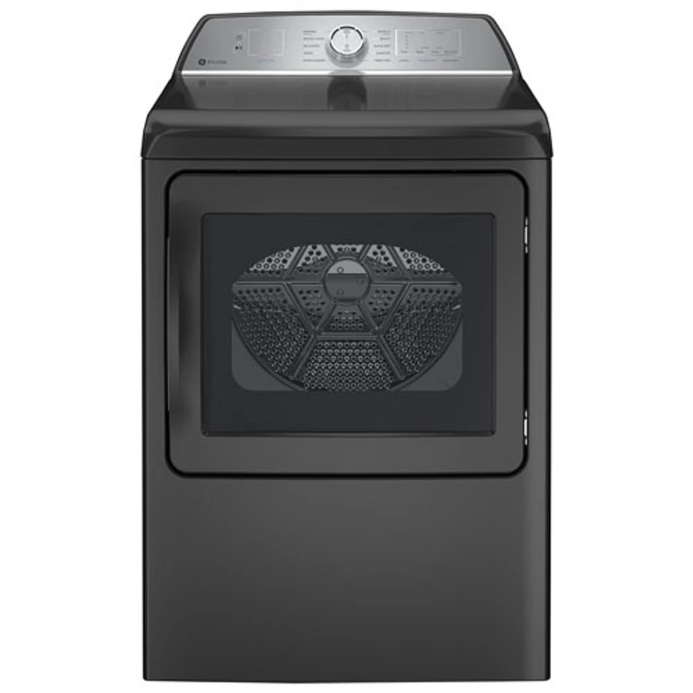 GE Profile 7.4 Cu. Ft. Electric Dryer (PTD60EBMRDG) - Diamond Grey