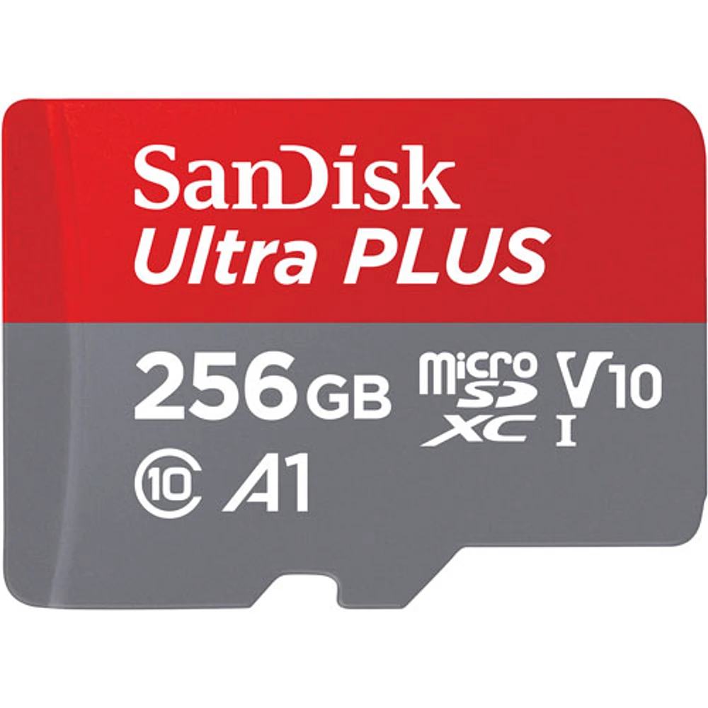 SanDisk Ultra PLUS V10 256GB 160MB/s microSDXC Memory Card