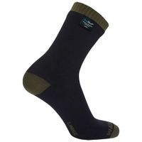 DexShell ThermLite Waterproof Merino Wool Sock - Black/Olive Green - Large