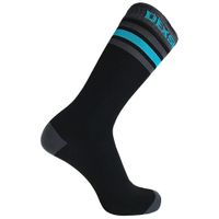 DexShell Ultra Dri Waterproof Sports Sock - Black/Aqua Blue