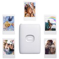 Fujifilm Instax Mini Link 2 Smartphone Printer Bundle - Clay White - Only at Best Buy