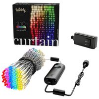 Twinkly Curtain RGB Smart LED Light - 210 Lights - Only at Best Buy