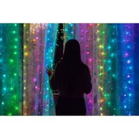 Twinkly Curtain RGB Smart LED Light - 210 Lights - Only at Best Buy