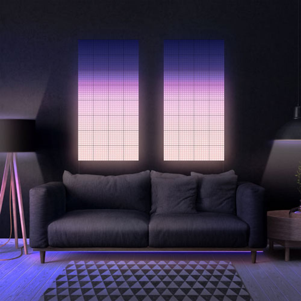 Twinkly Squares RGB Smart LED Light Panels - Combo Kit - 6 Panels