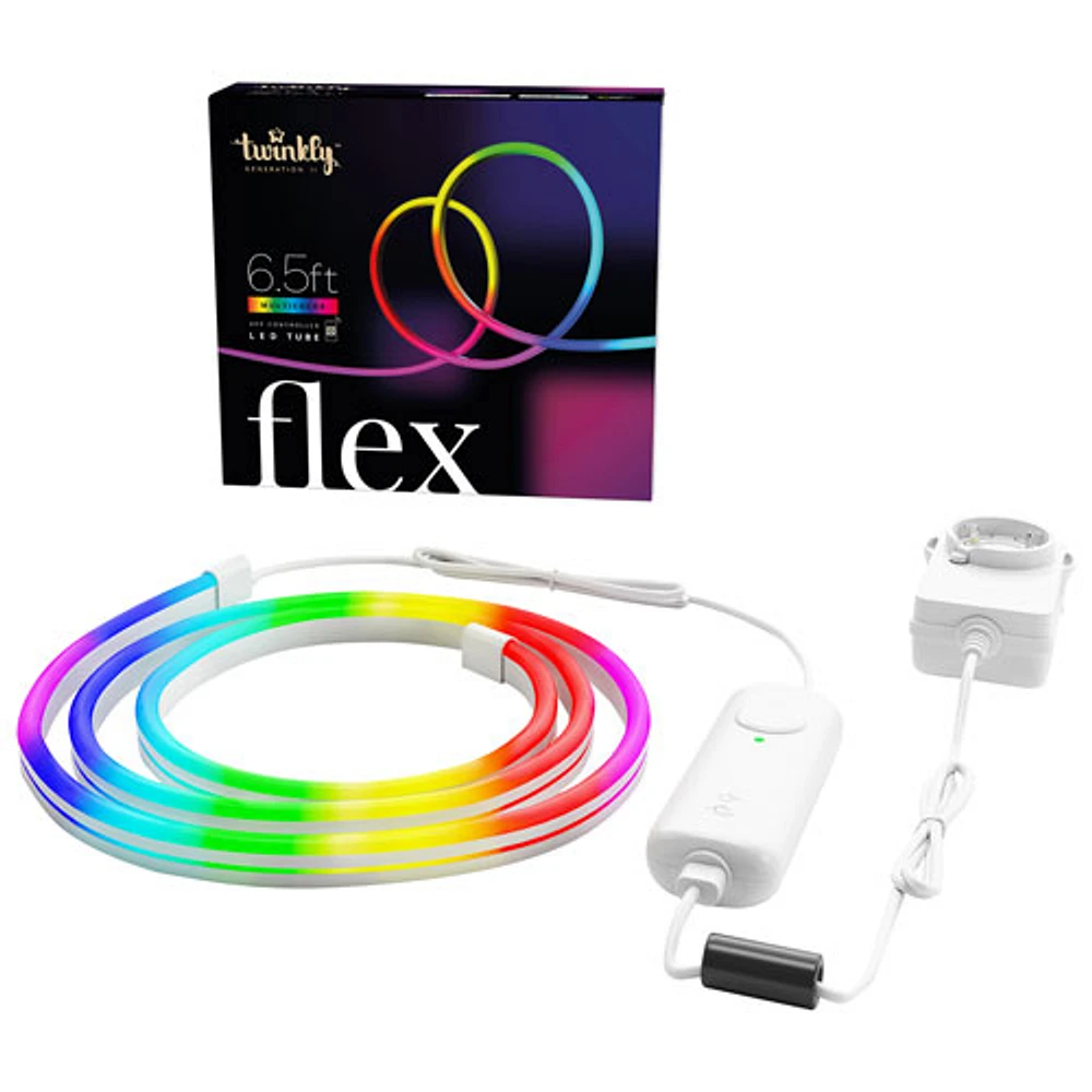 Twinkly Generation II Flex 1.98m (6.5 ft.) RGB LED Tube Light