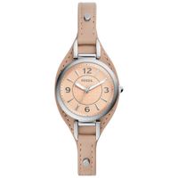 Fossil 28mm Women's Fashion Watch - Nude/Cream/Silver