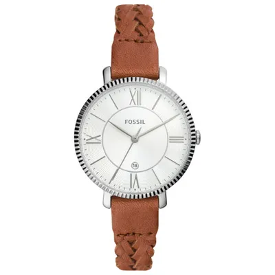 Montre tendance pour femmes de 36 mm Jacqueline de Fossil - Brun/Argenté