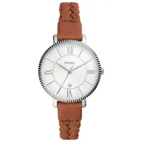 Montre tendance pour femmes de 36 mm Jacqueline de Fossil - Brun/Argenté