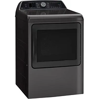 GE Profile 7.4 Cu. Ft. Electric Steam Dryer (PTD70EBMTDG) - Diamond Grey