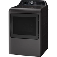 GE Profile 7.4 Cu. Ft. Electric Steam Dryer (PTD70EBMTDG) - Diamond Grey