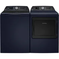 GE Profile 7.3 Cu. Ft. Electric Steam Dryer (PTD90EBMTRS) - Sapphire Blue