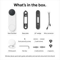 Google Nest (Wired) Wi-Fi Video Doorbell (2nd Gen