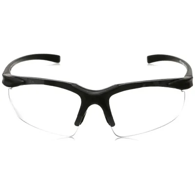 Global Vision Apex Reading Safety Glasses +1.5 Magnification Black Frames W/ Clear Lens