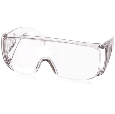 Birdz Eyewear Lab Safety Glasses High Impact Fit-Over Glasses Clear Frame & Lens