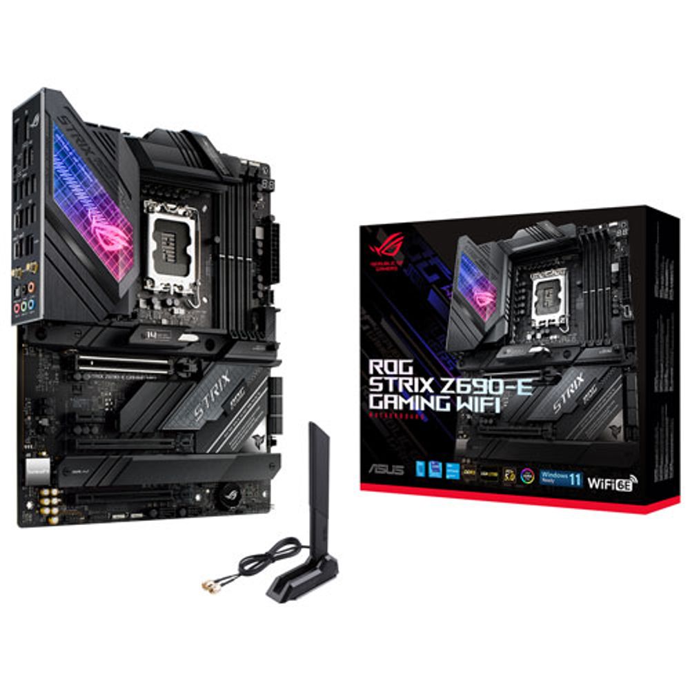 ASUS ROG Strix Z690-E WIFI 6E ATX LGA1700 DDR5 Motherboard for 12/13th Gen Intel CPUs