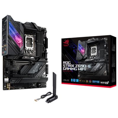 ASUS ROG Strix Z690-E WIFI 6E ATX LGA1700 DDR5 Motherboard for 12/13th Gen Intel CPUs