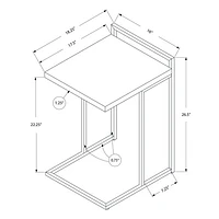 Monarch Thick-Panel Contemporary Rectangular Accent Table