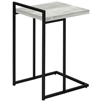 Monarch Specialties Contemporary Rectangular Accent Table - Grey Reclaimed Wood-Look