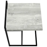 Monarch Specialties Contemporary Rectangular Accent Table - Grey Reclaimed Wood-Look