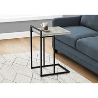 Monarch Specialties Contemporary Rectangular Accent Table - Grey Reclaimed Wood-Look