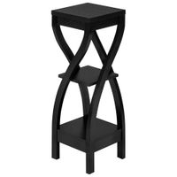 Monarch Contemporary Square Plant Stand - Black