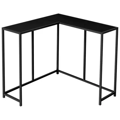 Monarch Contemporary L-Shape Console Table