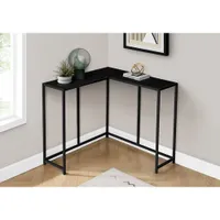 Monarch Contemporary L-Shape Console Table