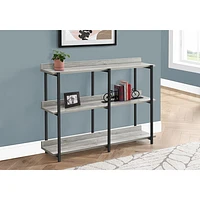 Table d'applique rectangulaire contemporaine de Monarch - Gris