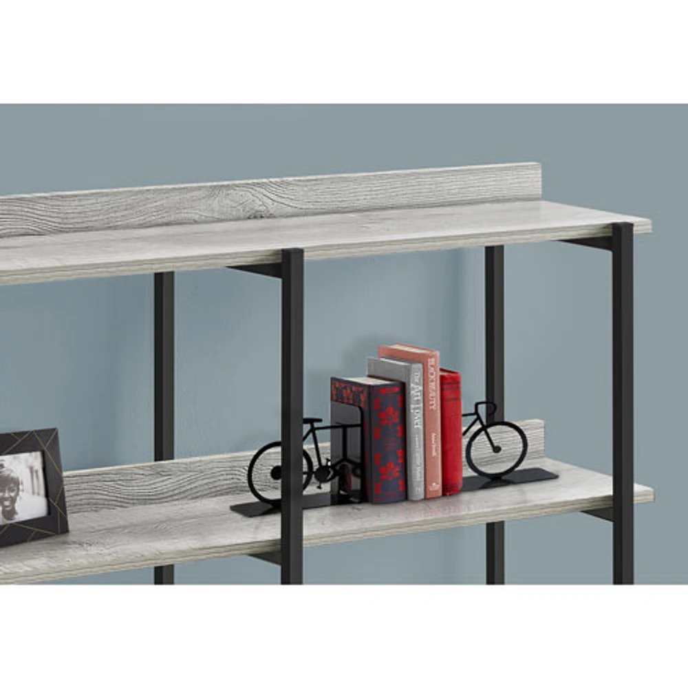 Table d'applique rectangulaire contemporaine de Monarch - Gris