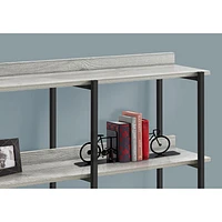 Table d'applique rectangulaire contemporaine de Monarch - Gris