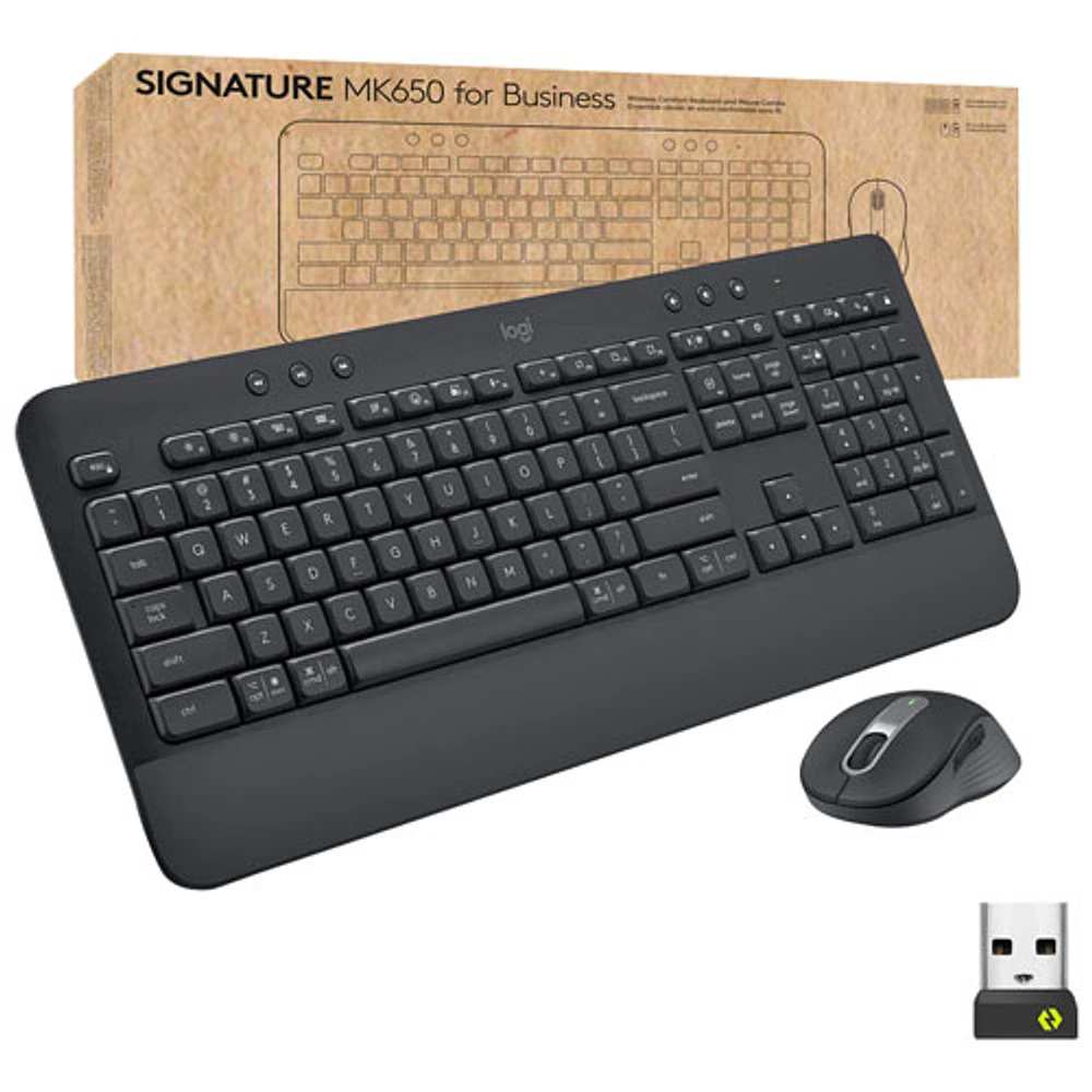 Logitech Signature MK650 for Business Bluetooth Keyboard & Mouse Combo