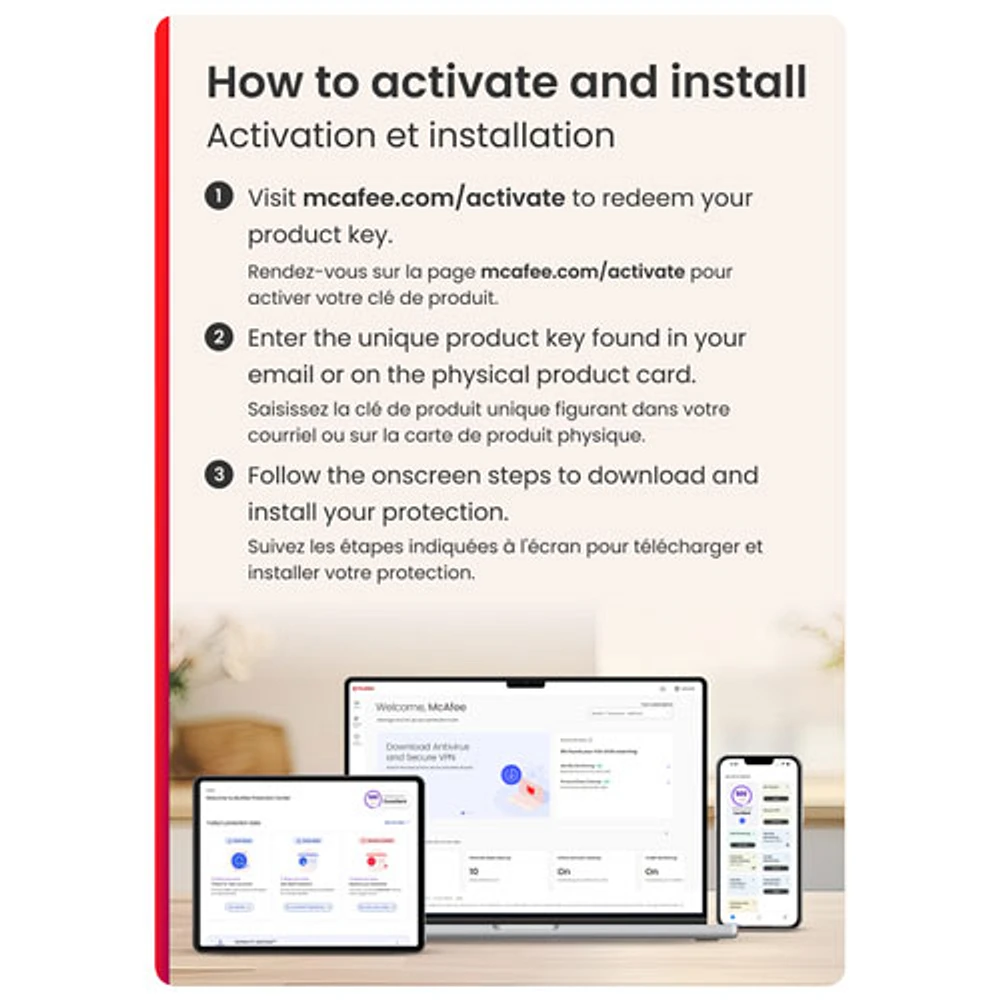 McAfee Total Protection (PC/Mac/iOS/Android) - 3 Device - 1 Year