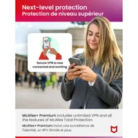 McAfee+ Premium Individual (PC/Mac/iOS/Android) - Unlimited Devices - 1 Year