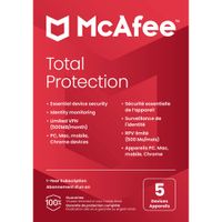 McAfee Total Protection (PC/Mac/iOS/Android) - 5 Devices - 1 Year