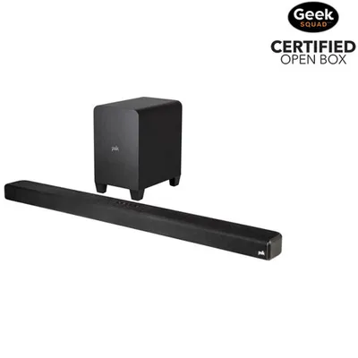 Open Box - Polk Audio Signa S4 3.1.2 Channel Dolby Atmos Sound Bar with Wireless Subwoofer