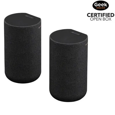 Open Box - Sony SARS5 180-Watts Wireless Rear Speaker - Pair - Black