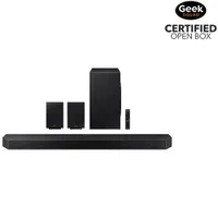 Open Box - Samsung HW-Q990B 656-Watt 11.1.4 Channel Sound Bar with Wireless Subwoofer & Up-Firing Rear Speakers