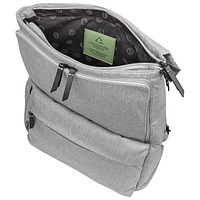 Sac griffé uni REBORN de Bugatti pour portable de 15,6 po - Gris