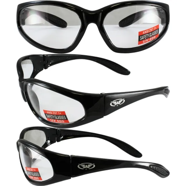 Global Vision Hercules 5 Motorcycle Safety Glasses Ansi Z87.1