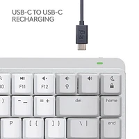 Clavier ergonomique rétroéclairé mécanique Bluetooth MX Mini de Logitech pour Mac