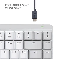 Clavier ergonomique rétroéclairé mécanique Bluetooth MX Mini de Logitech pour Mac