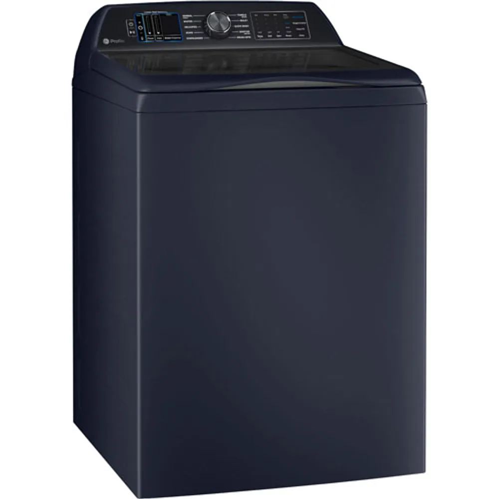 GE Profile 6.2 Cu. Ft. High Efficiency Top Load Washer (PTW900BPTRS) - Sapphire Blue