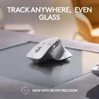 Souris Bluetooth optique MX Master 3S de Logitech pour Mac - Gris pâle