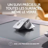 Souris Bluetooth optique MX Master 3S de Logitech pour Mac - Gris pâle