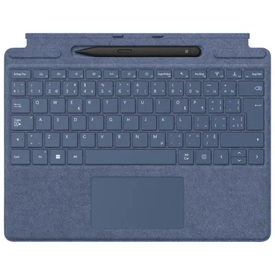 Microsoft Surface Pro Signature Keyboard with Slim Pen 2 - Sapphire - Bilingual