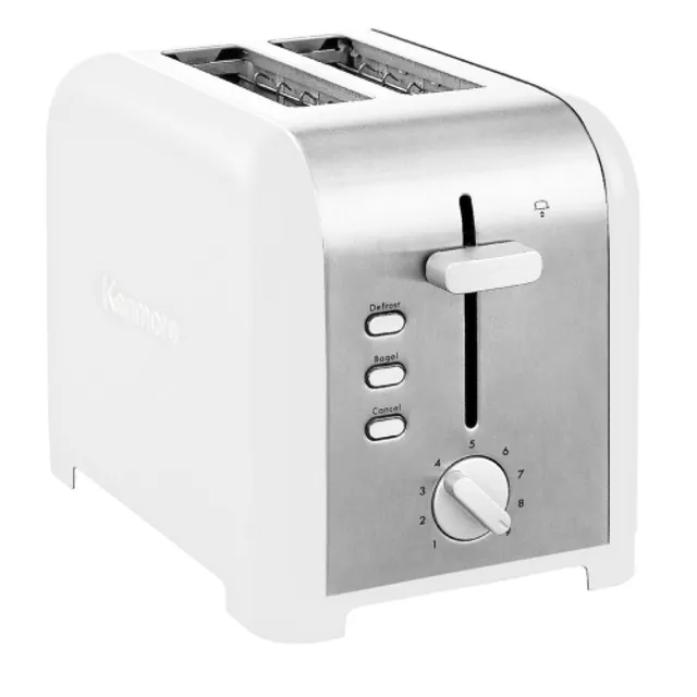 Brentwood Appliances TS-270BL Cool-Touch 2-Slice Retro Toaster with Extra-Wide Slots (Blue)