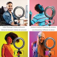 Mobifoto Mobilite Compact 6" RGB LED Ring Light Vlogging Kit